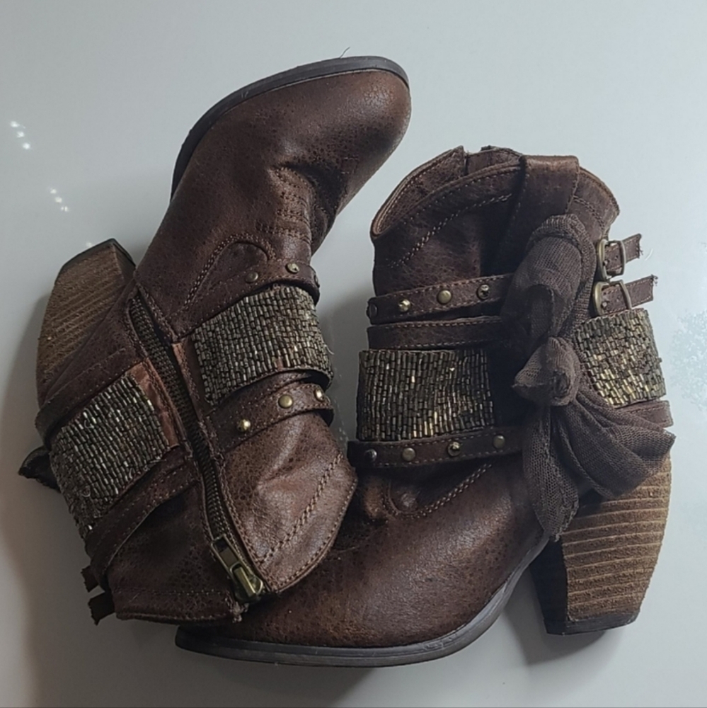 Not Rated Women's Leagacy Faux Leather Booties